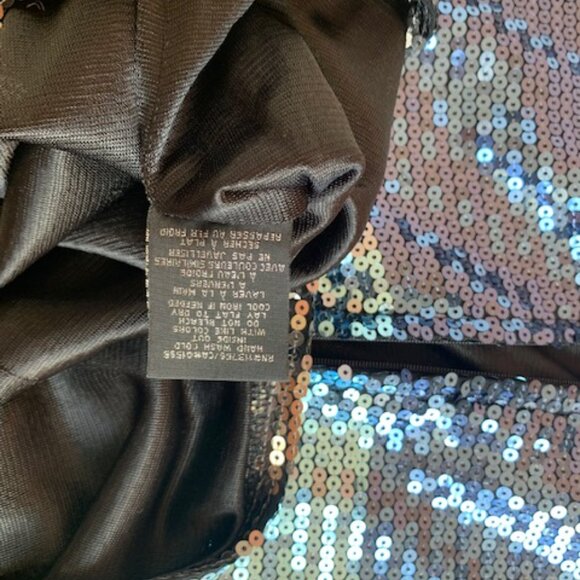 Multicolor sequin mini skirt - Picture 5 of 6